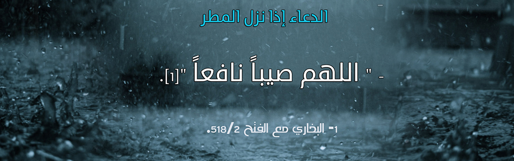 إضاءات حول أهمية المطر في الإسلام 